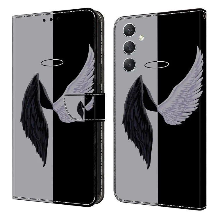 For Samsung Galaxy A15 4G Case Anti-scratch PU Leather 3D Pattern Phone Cover