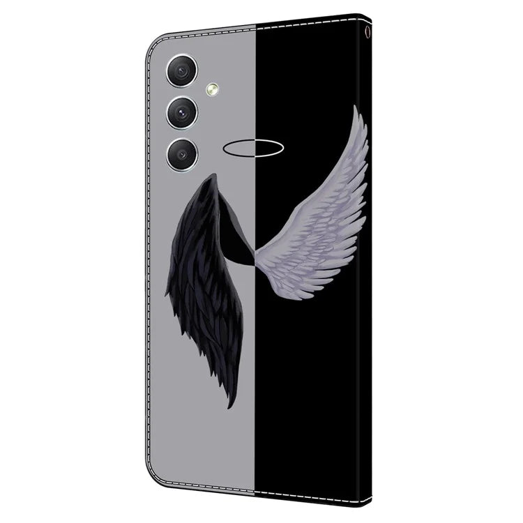 For Samsung Galaxy A15 4G Case Anti-scratch PU Leather 3D Pattern Phone Cover