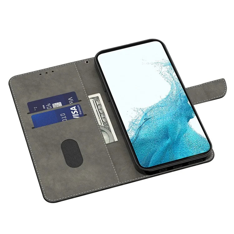 For Samsung Galaxy A15 4G Case Anti-scratch PU Leather 3D Pattern Phone Cover