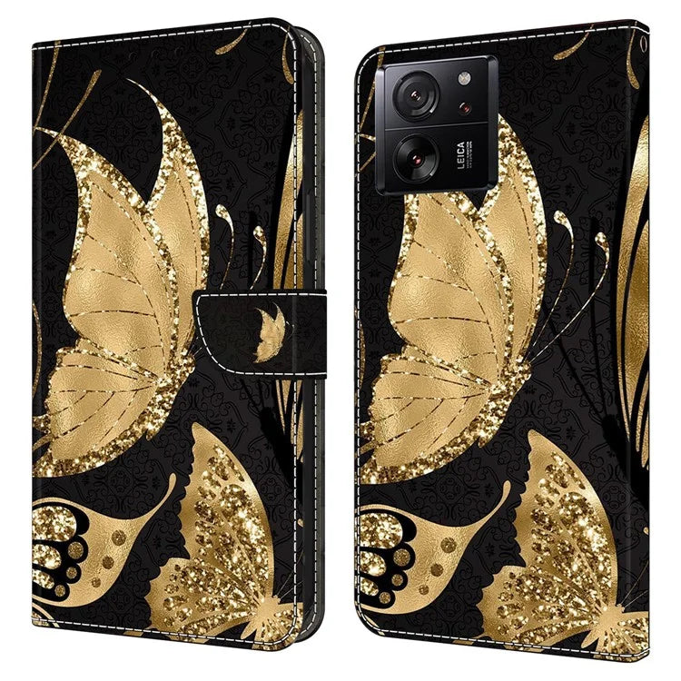 For Xiaomi Redmi K60 Ultra / 13T / 13T Pro Case 3D Pattern Leather Wallet Phone Cover