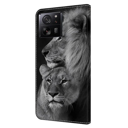 For Xiaomi Redmi K60 Ultra / 13T / 13T Pro Case 3D Pattern Leather Wallet Phone Cover