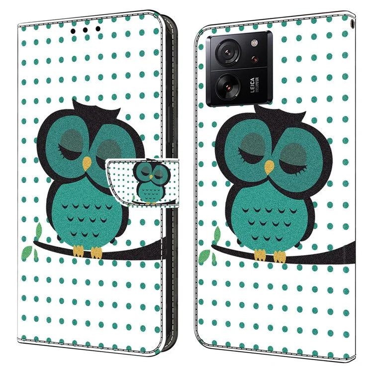 For Xiaomi Redmi K60 Ultra / 13T / 13T Pro Case 3D Pattern Leather Wallet Phone Cover