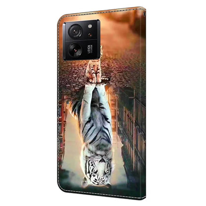 For Xiaomi Redmi K60 Ultra / 13T / 13T Pro Case 3D Pattern Leather Wallet Phone Cover