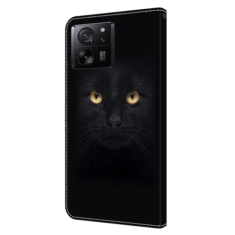For Xiaomi Redmi K60 Ultra / 13T / 13T Pro Case 3D Pattern Leather Wallet Phone Cover
