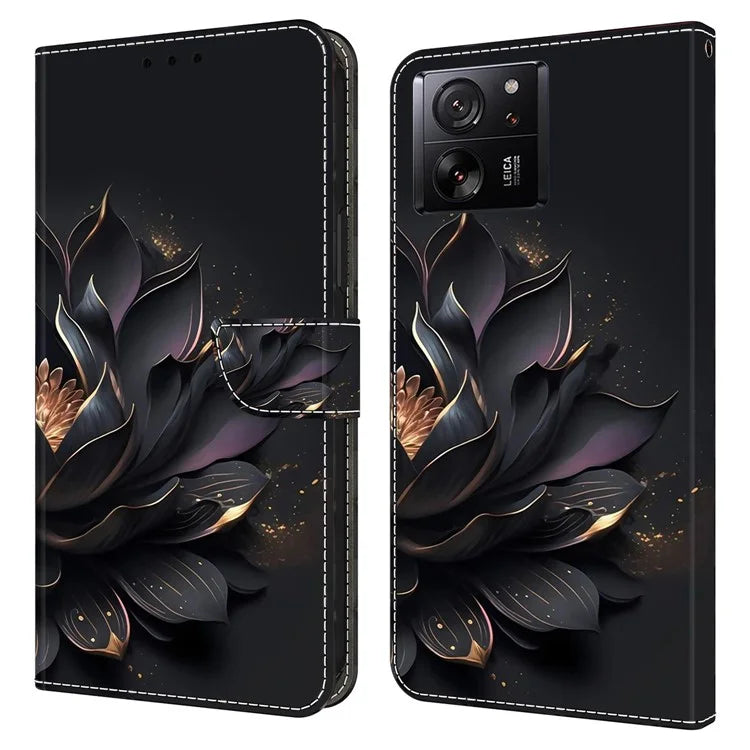 For Xiaomi Redmi K60 Ultra / 13T / 13T Pro Case 3D Pattern Leather Wallet Phone Cover