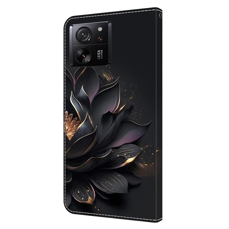 For Xiaomi Redmi K60 Ultra / 13T / 13T Pro Case 3D Pattern Leather Wallet Phone Cover
