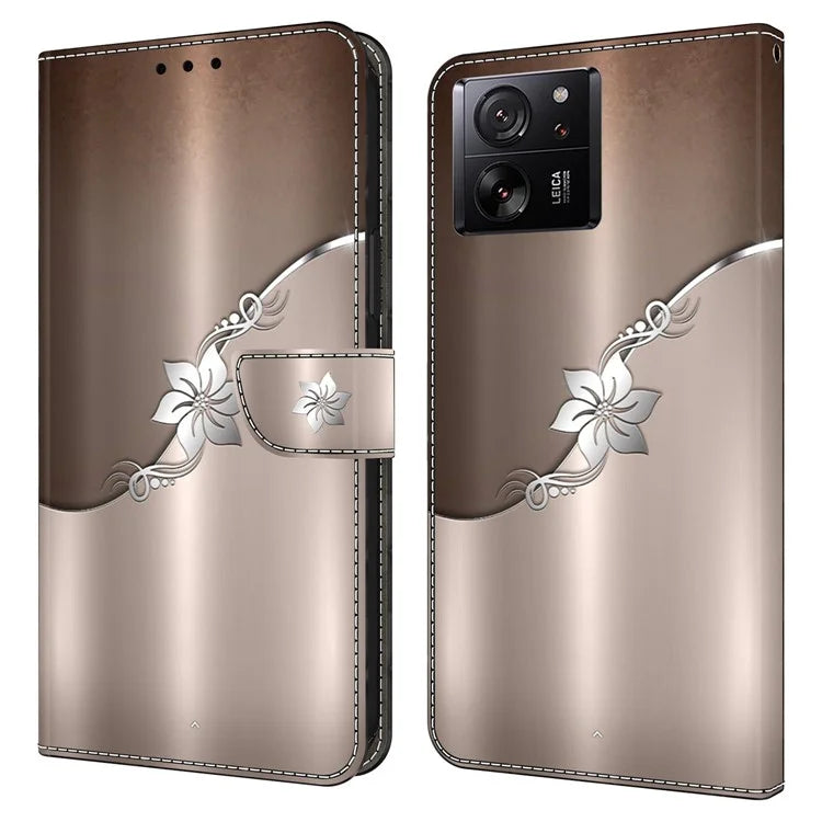 For Xiaomi Redmi K60 Ultra / 13T / 13T Pro Case 3D Pattern Leather Wallet Phone Cover
