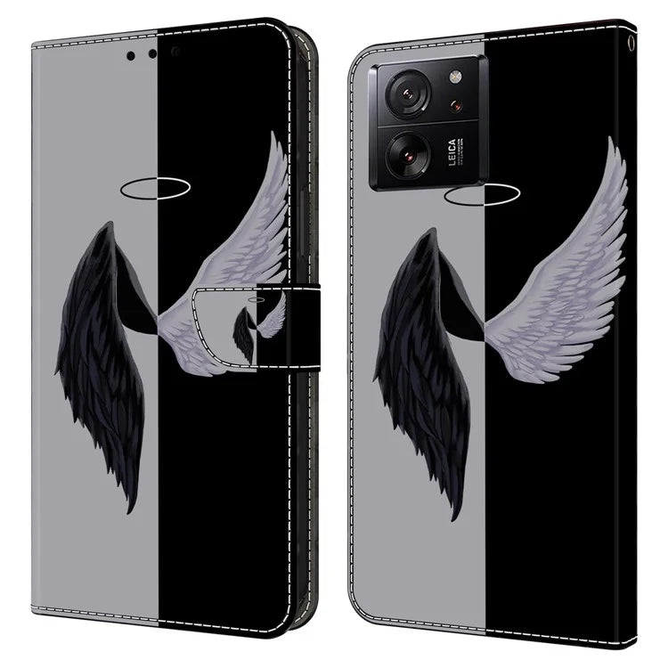 For Xiaomi Redmi K60 Ultra / 13T / 13T Pro Case 3D Pattern Leather Wallet Phone Cover