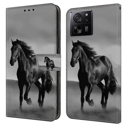For Xiaomi Redmi K60 Ultra / 13T / 13T Pro Case 3D Pattern Leather Wallet Phone Cover