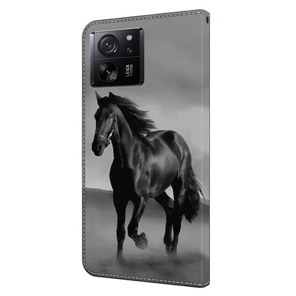 For Xiaomi Redmi K60 Ultra / 13T / 13T Pro Case 3D Pattern Leather Wallet Phone Cover