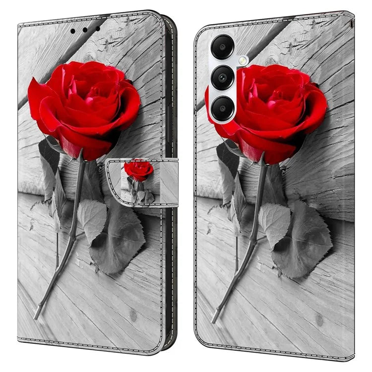 For Samsung Galaxy A05s 4G Case Wallet PU Leather 3D Pattern Flip Phone Cover