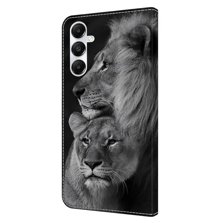 For Samsung Galaxy A05s 4G Case Wallet PU Leather 3D Pattern Flip Phone Cover