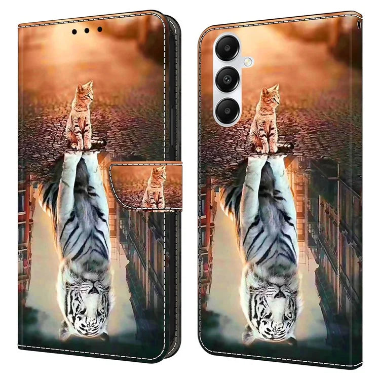 For Samsung Galaxy A05s 4G Case Wallet PU Leather 3D Pattern Flip Phone Cover