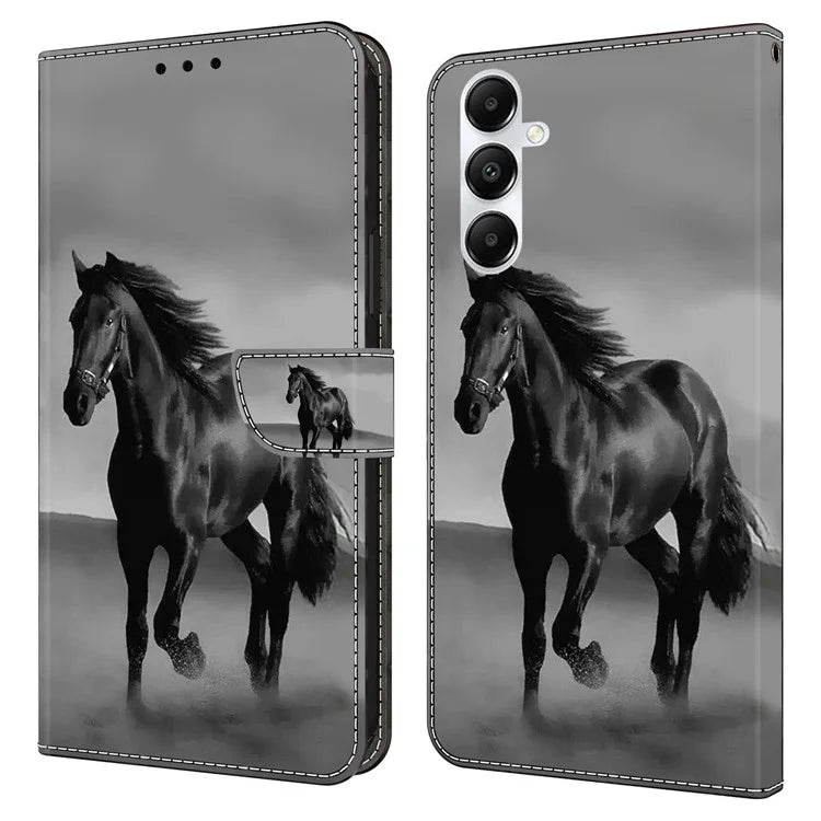 For Samsung Galaxy A05s 4G Case Wallet PU Leather 3D Pattern Flip Phone Cover