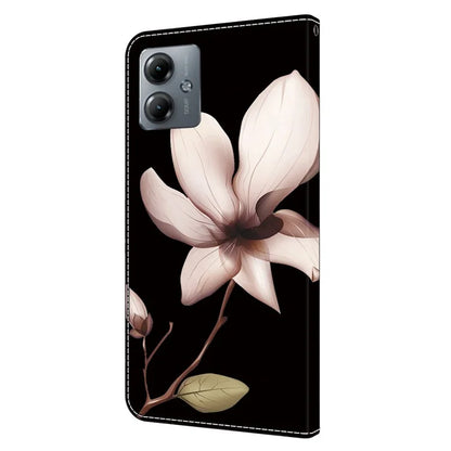 For Motorola Moto G14 4G Case 3D Creative Pattern PU Leather Flip Phone Cover