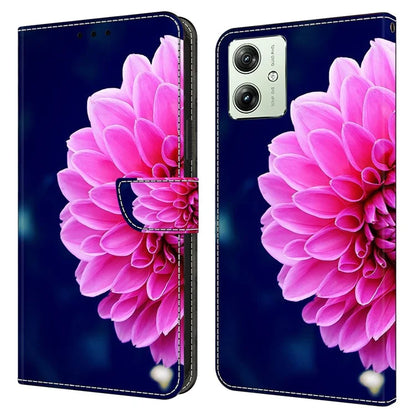 For Motorola Moto G54 5G Case PU Leather Wallet 3D Pattern Phone Cover