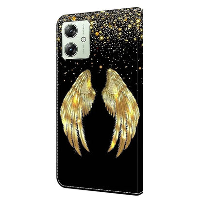 For Motorola Moto G54 5G Case PU Leather Wallet 3D Pattern Phone Cover