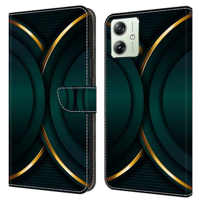 For Motorola Moto G54 5G Case PU Leather Wallet 3D Pattern Phone Cover