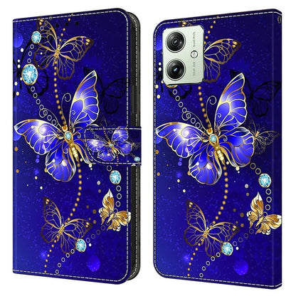 For Motorola Moto G54 5G Case PU Leather Wallet 3D Pattern Phone Cover