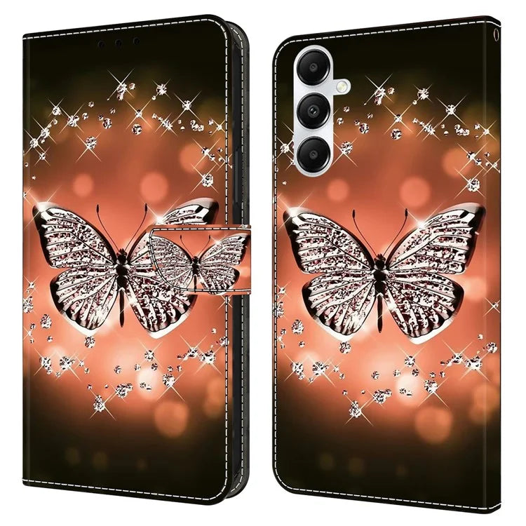 For Samsung Galaxy A05s 4G Case 3D Pattern PU Leather Stand Flip Phone Cover