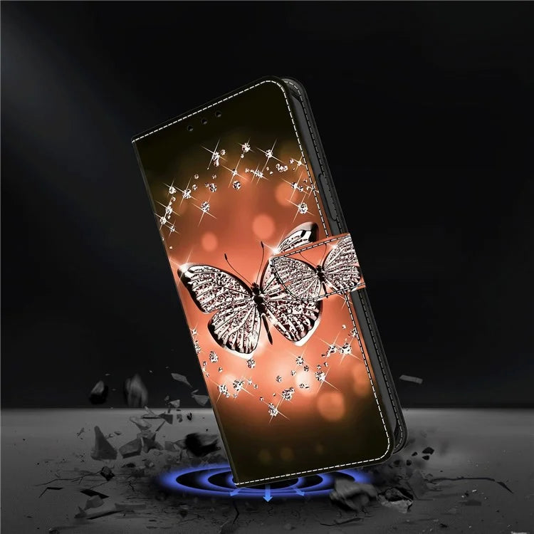 For Samsung Galaxy A05s 4G Case 3D Pattern PU Leather Stand Flip Phone Cover