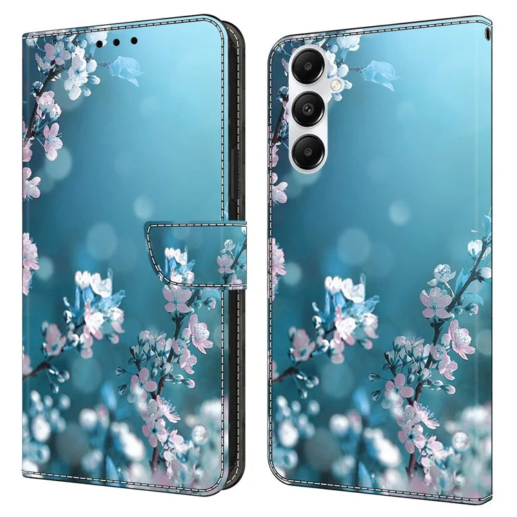 For Samsung Galaxy A05s 4G Case 3D Pattern PU Leather Stand Flip Phone Cover