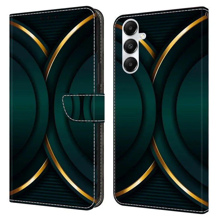 For Samsung Galaxy A05s 4G Case 3D Pattern PU Leather Stand Flip Phone Cover