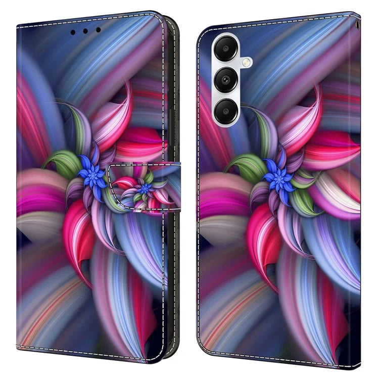 For Samsung Galaxy A05s 4G Case 3D Pattern PU Leather Stand Flip Phone Cover
