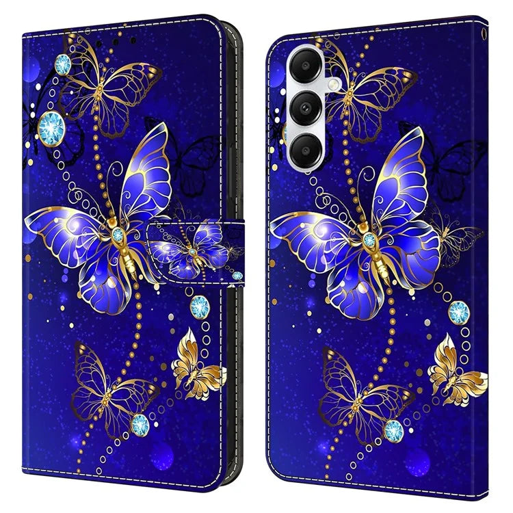 For Samsung Galaxy A05s 4G Case 3D Pattern PU Leather Stand Flip Phone Cover