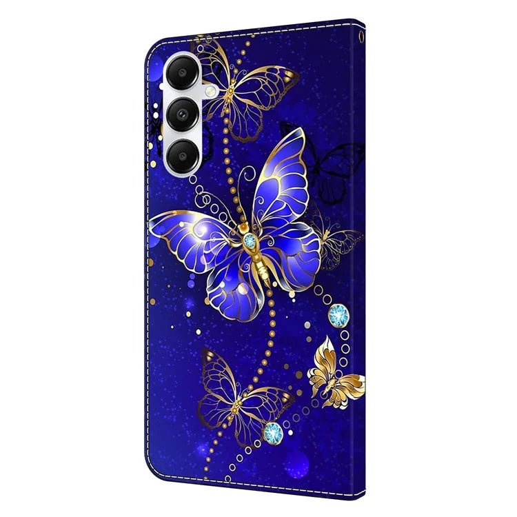 For Samsung Galaxy A05s 4G Case 3D Pattern PU Leather Stand Flip Phone Cover
