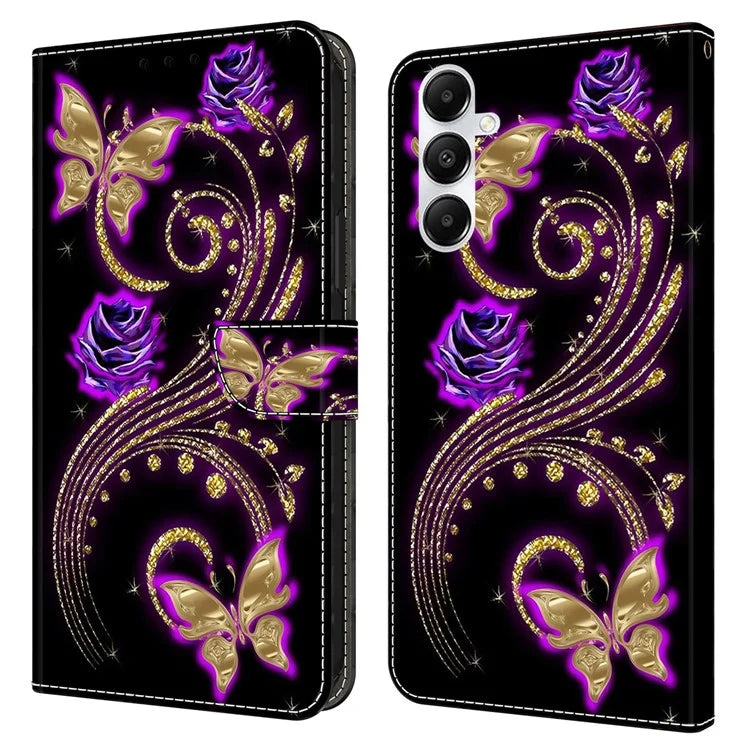 For Samsung Galaxy A05s 4G Case 3D Pattern PU Leather Stand Flip Phone Cover