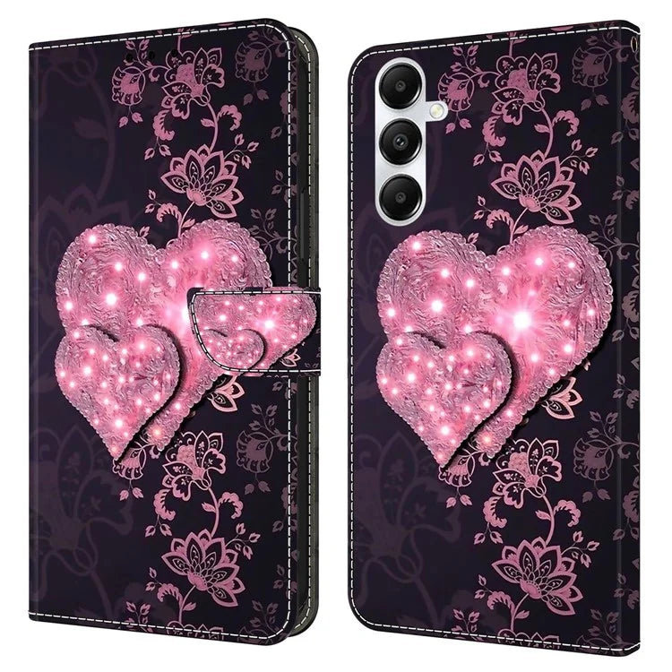 For Samsung Galaxy A05s 4G Case 3D Pattern PU Leather Stand Flip Phone Cover