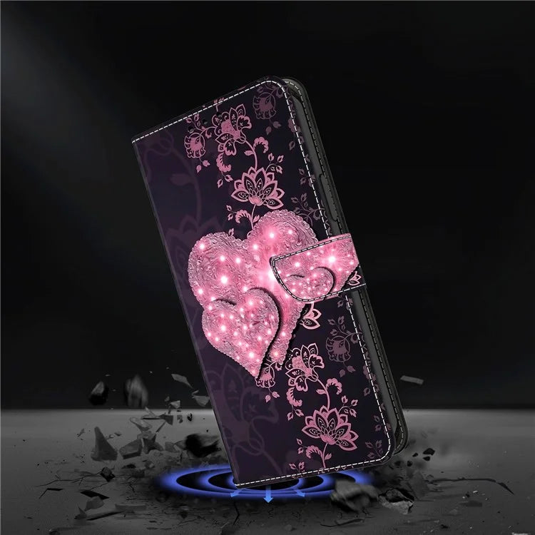 For Samsung Galaxy A05s 4G Case 3D Pattern PU Leather Stand Flip Phone Cover