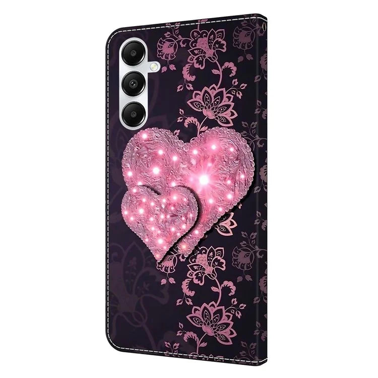 For Samsung Galaxy A05s 4G Case 3D Pattern PU Leather Stand Flip Phone Cover