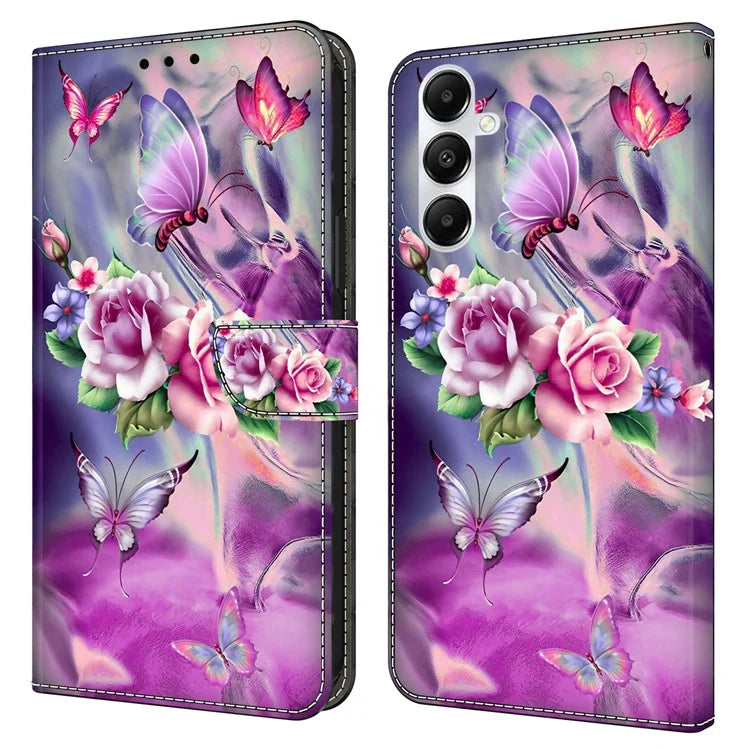 For Samsung Galaxy A05s 4G Case 3D Pattern PU Leather Stand Flip Phone Cover