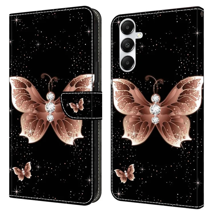 For Samsung Galaxy A05s 4G Case 3D Pattern PU Leather Stand Flip Phone Cover