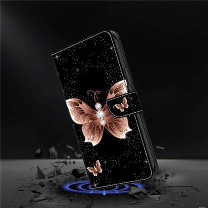 For Samsung Galaxy A05s 4G Case 3D Pattern PU Leather Stand Flip Phone Cover