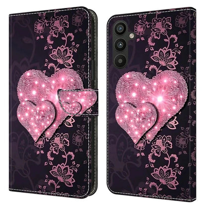 For Samsung Galaxy A15 4G Case 3D Pattern PU Leather Flip Protective Cover