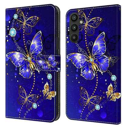 For Samsung Galaxy A15 4G Case 3D Pattern PU Leather Flip Protective Cover