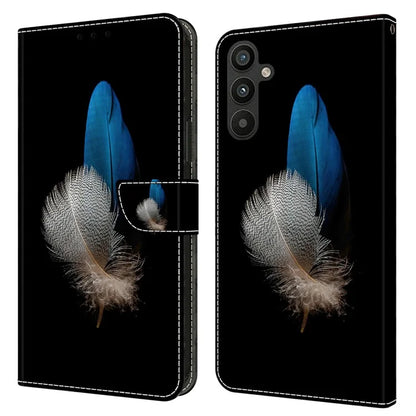 For Samsung Galaxy A15 4G Case 3D Pattern PU Leather Flip Protective Cover