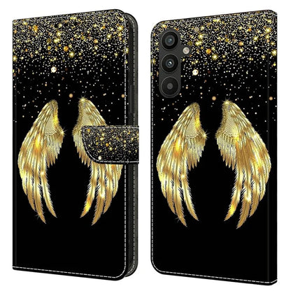 For Samsung Galaxy A15 4G Case 3D Pattern PU Leather Flip Protective Cover
