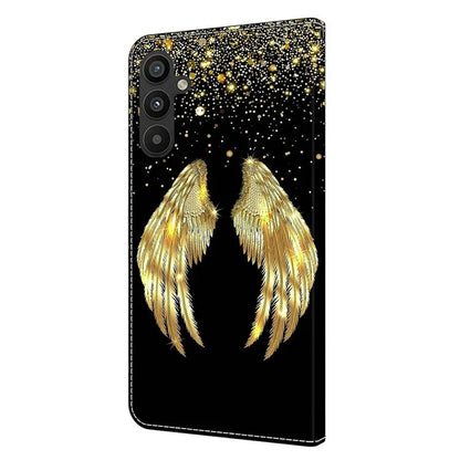 For Samsung Galaxy A15 4G Case 3D Pattern PU Leather Flip Protective Cover