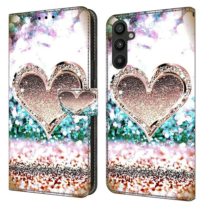 For Samsung Galaxy A15 4G Case 3D Pattern PU Leather Flip Protective Cover
