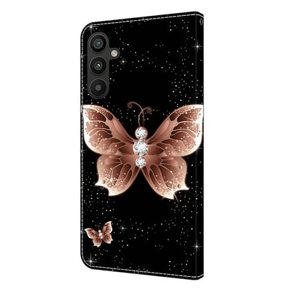 For Samsung Galaxy A15 4G Case 3D Pattern PU Leather Flip Protective Cover