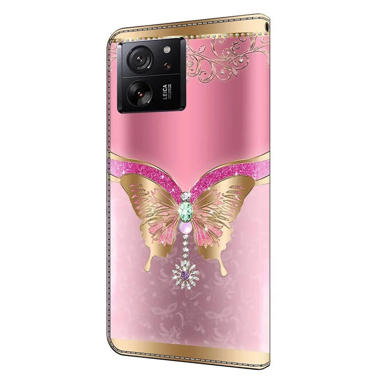 For Xiaomi Redmi K60 Ultra / 13T / 13T Pro Case  Folio PU Leather 3D Pattern Printing Phone Cover