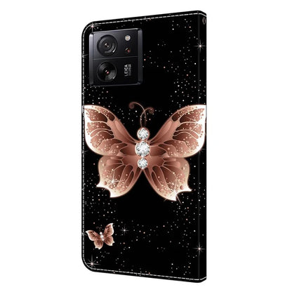 For Xiaomi Redmi K60 Ultra / 13T / 13T Pro Case  Folio PU Leather 3D Pattern Printing Phone Cover