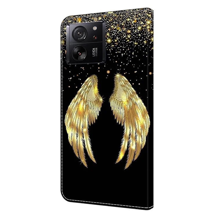 For Xiaomi Redmi K60 Ultra / 13T / 13T Pro Case  Folio PU Leather 3D Pattern Printing Phone Cover