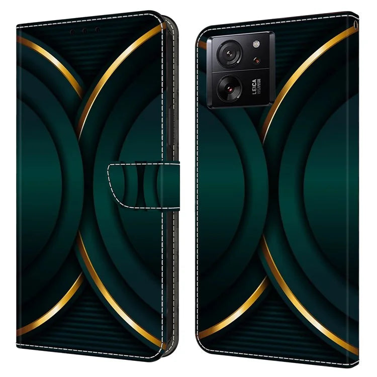 For Xiaomi Redmi K60 Ultra / 13T / 13T Pro Case  Folio PU Leather 3D Pattern Printing Phone Cover