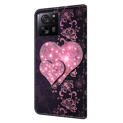 For Xiaomi Redmi K60 Ultra / 13T / 13T Pro Case  Folio PU Leather 3D Pattern Printing Phone Cover
