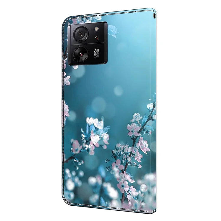 For Xiaomi Redmi K60 Ultra / 13T / 13T Pro Case  Folio PU Leather 3D Pattern Printing Phone Cover